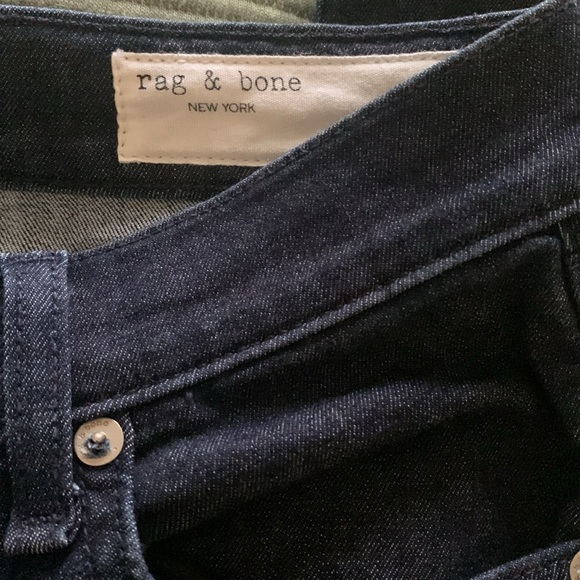 Rag & Bone Skinny Jeans Dark Wash Sz 27 - Picture 2 of 7
